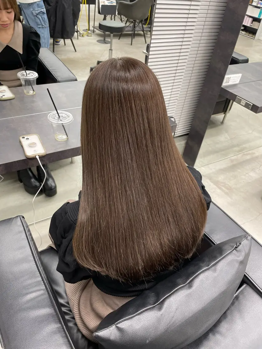 ロング カラー ヘアカラー 💗韓国ヘア/髪質改 善💗若菜あいこのヘアスタイル
