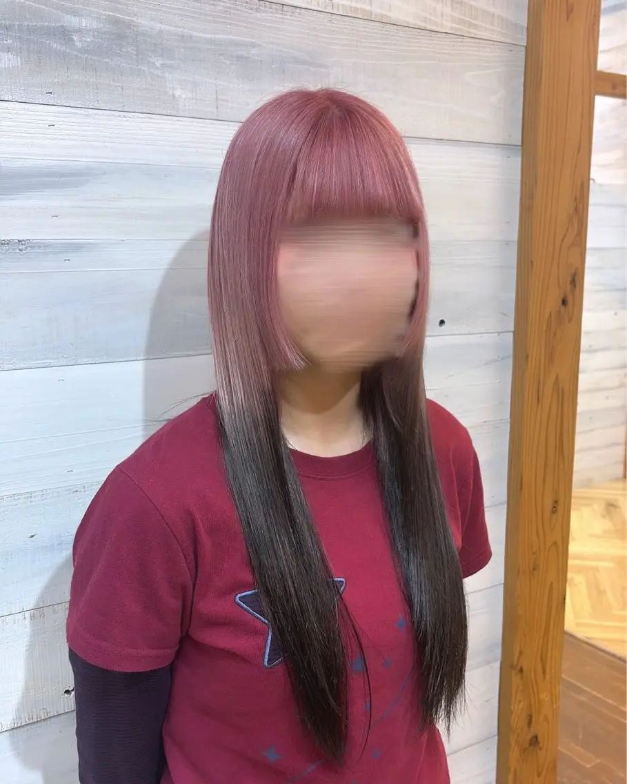 ロング カラー ブラウンカラー ピンクカラー ヘアカラー くりはら まりな /モデル募集中🌟のヘアスタイル