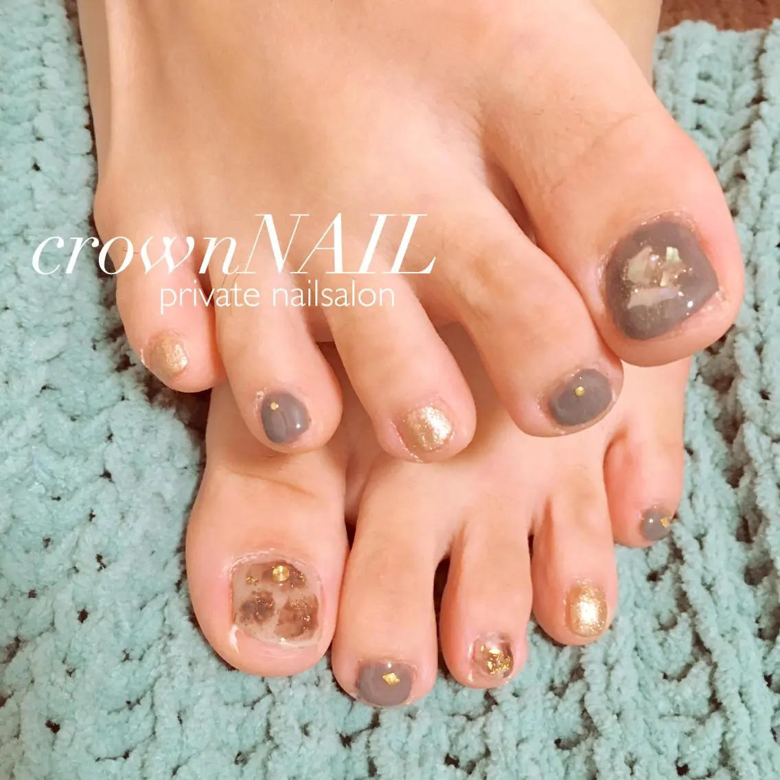キッズ ネイル フットネイル おそろいネイル ensowa✱laf NAILのネイルデザイン