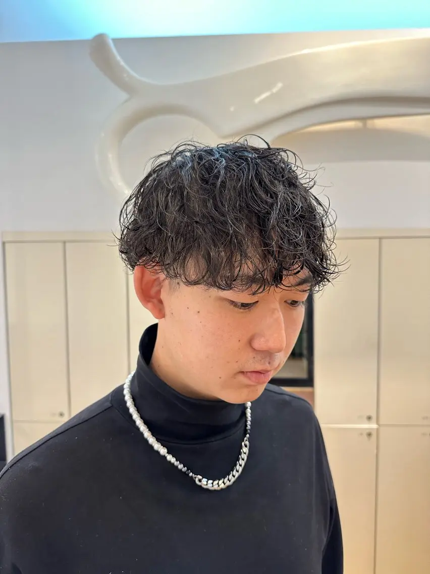 パーマ ツイストスパイラルパーマ スパイラルパーマ カット パーマ メンズ特化/ 安藤太一のヘアスタイル