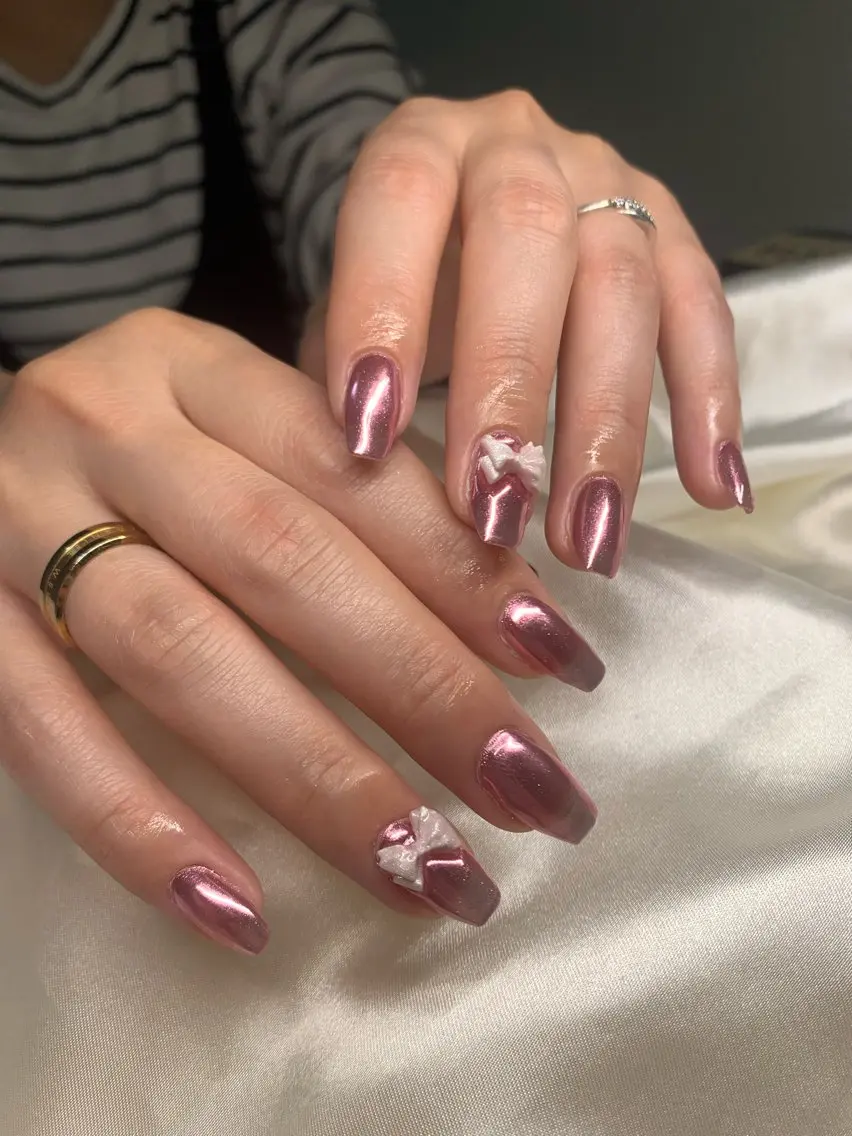 ネイル ミラーネイル ハンドネイル ANA.CHUO NAILSのネイルデザイン