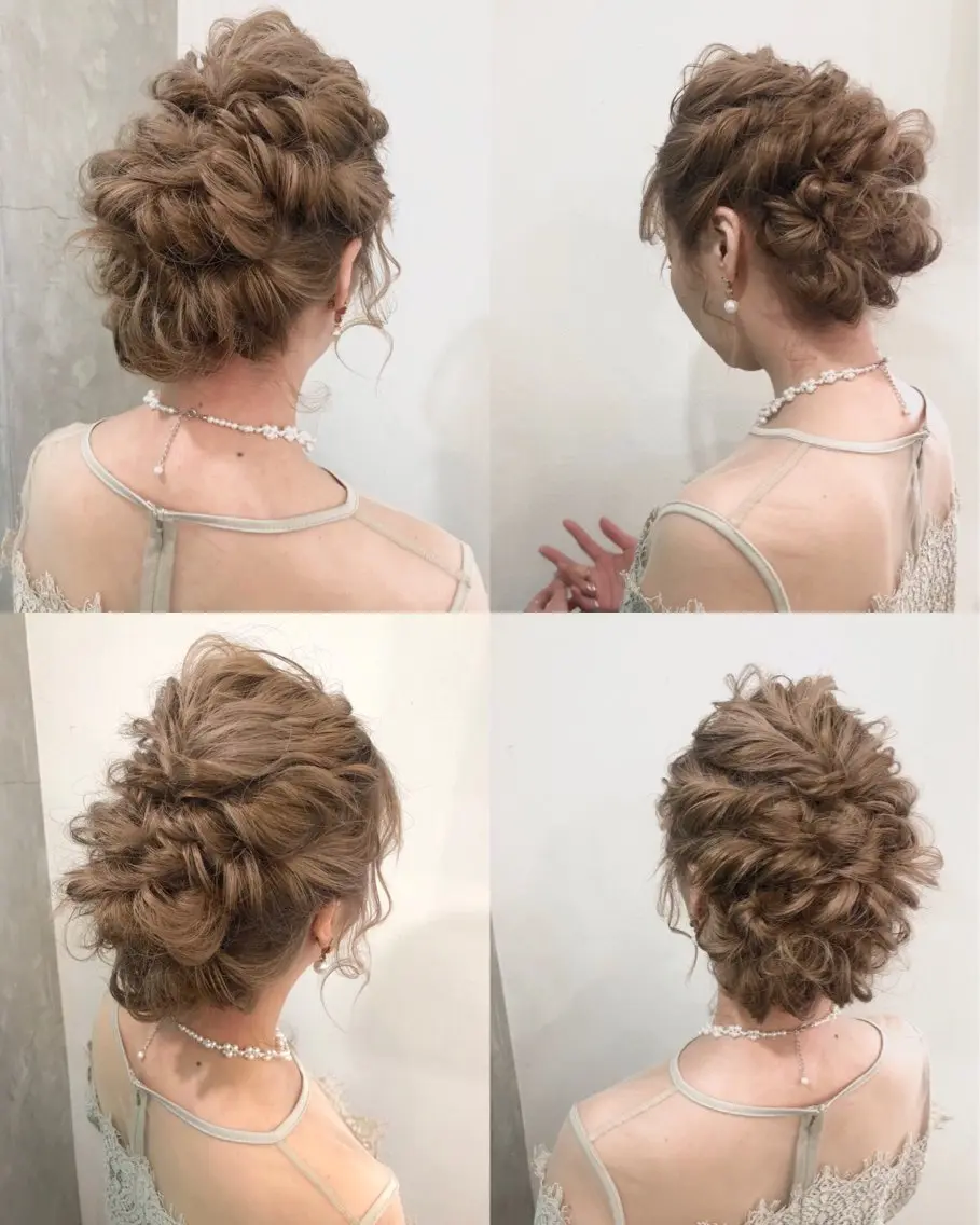 ヘアアレンジの写真