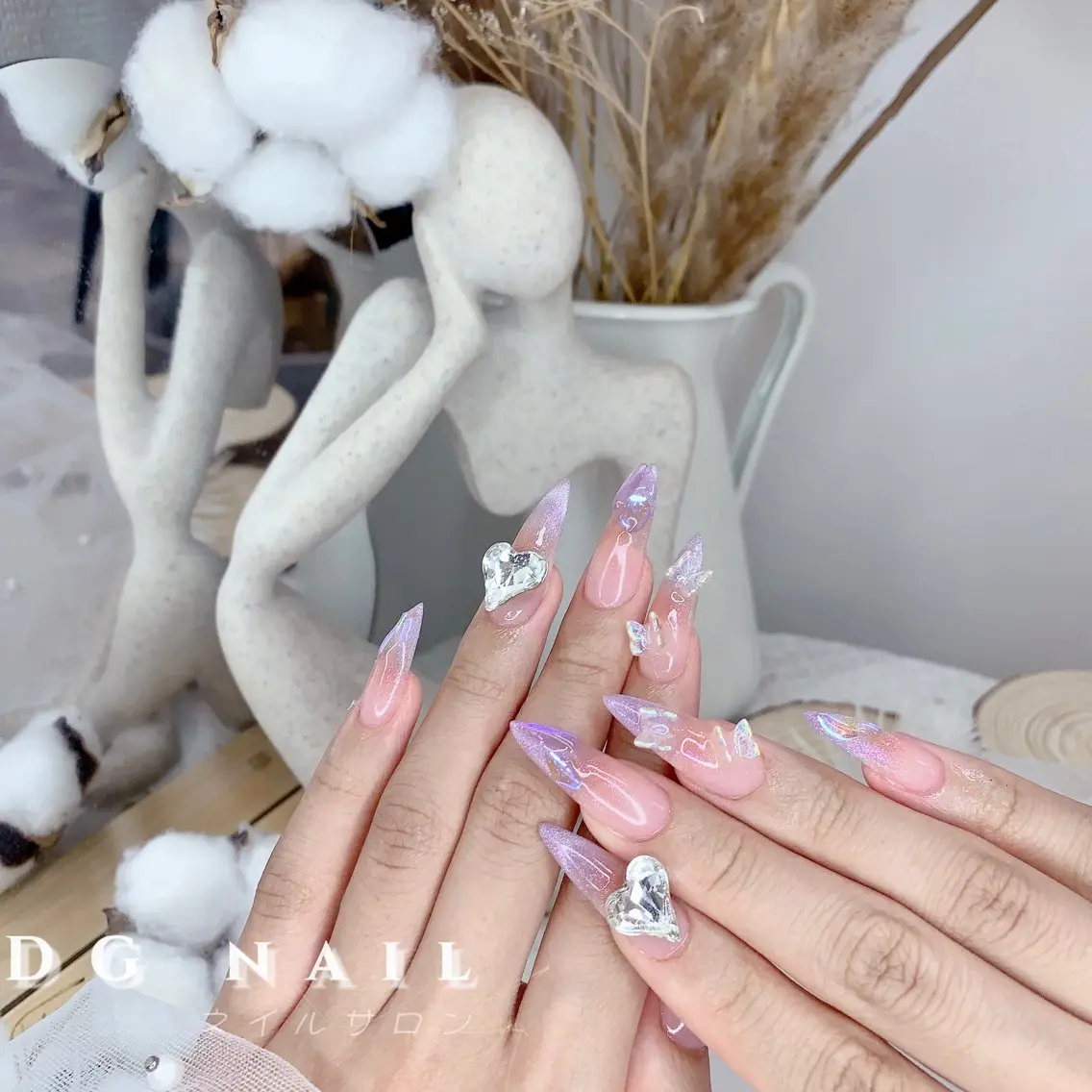 ネイル ハート ハンドネイル DG nailのネイルデザイン