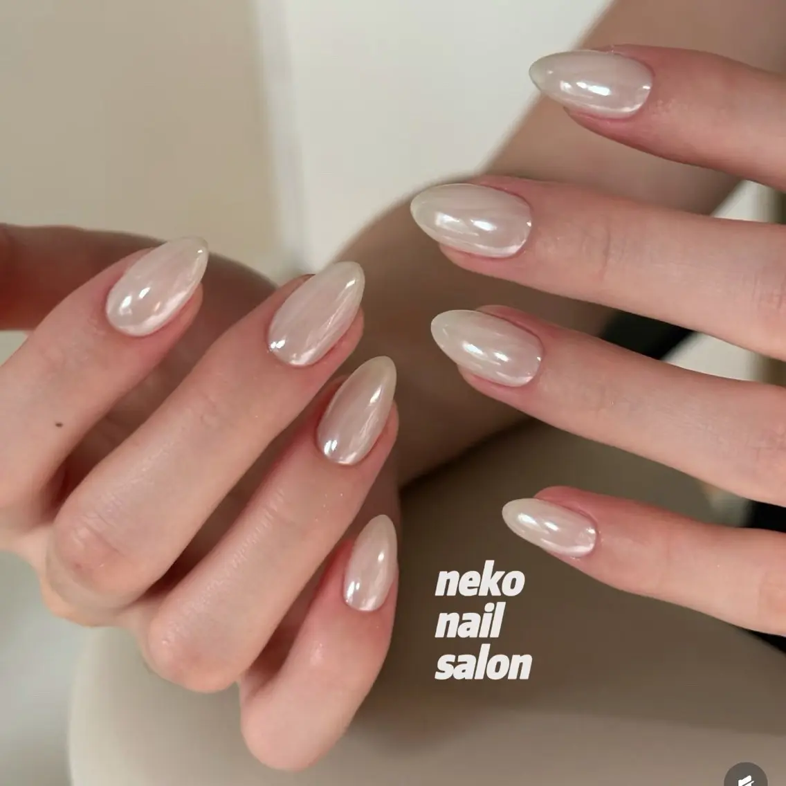 ネイル オーロラネイル ハンドネイル neko nailのネイルデザイン