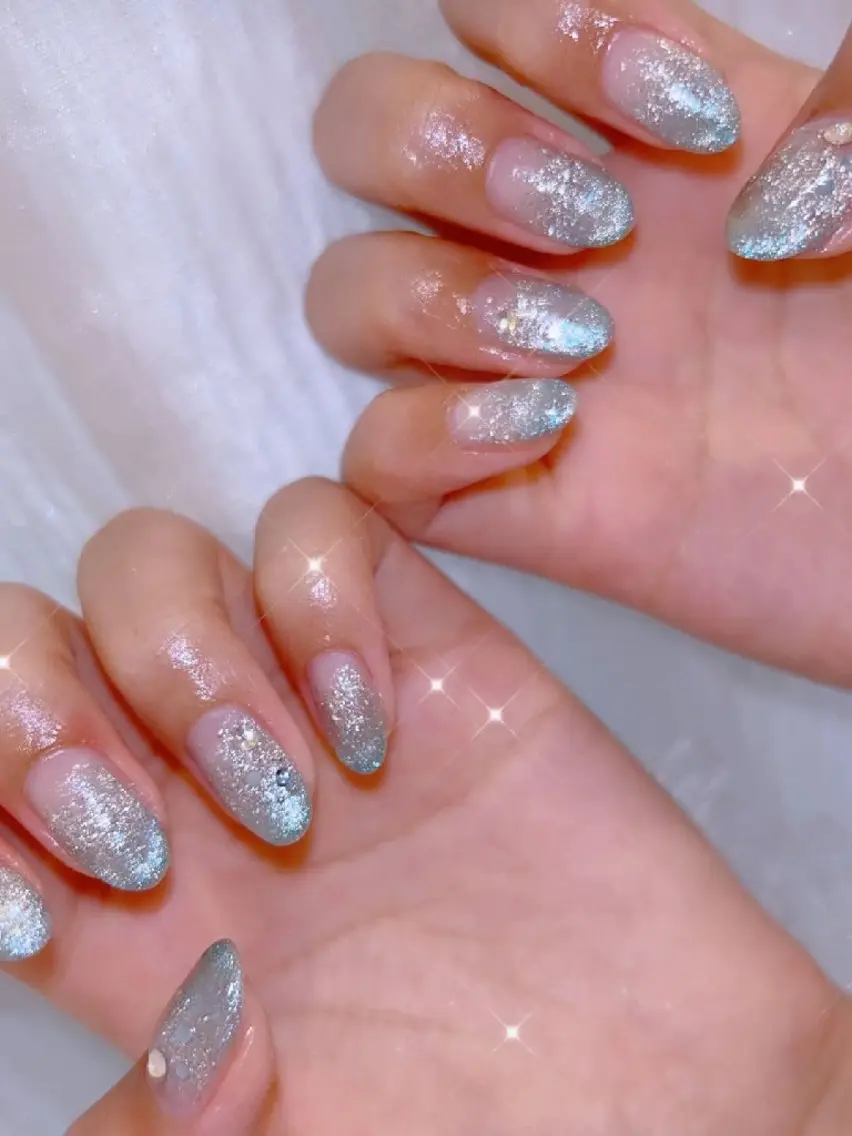 ネイル 長さ出し ジェルネイル 韓国ネイル マグネットネイル ニュアンスネイル I LOVE ME NAIL.。.:*♡のネイルデザイン