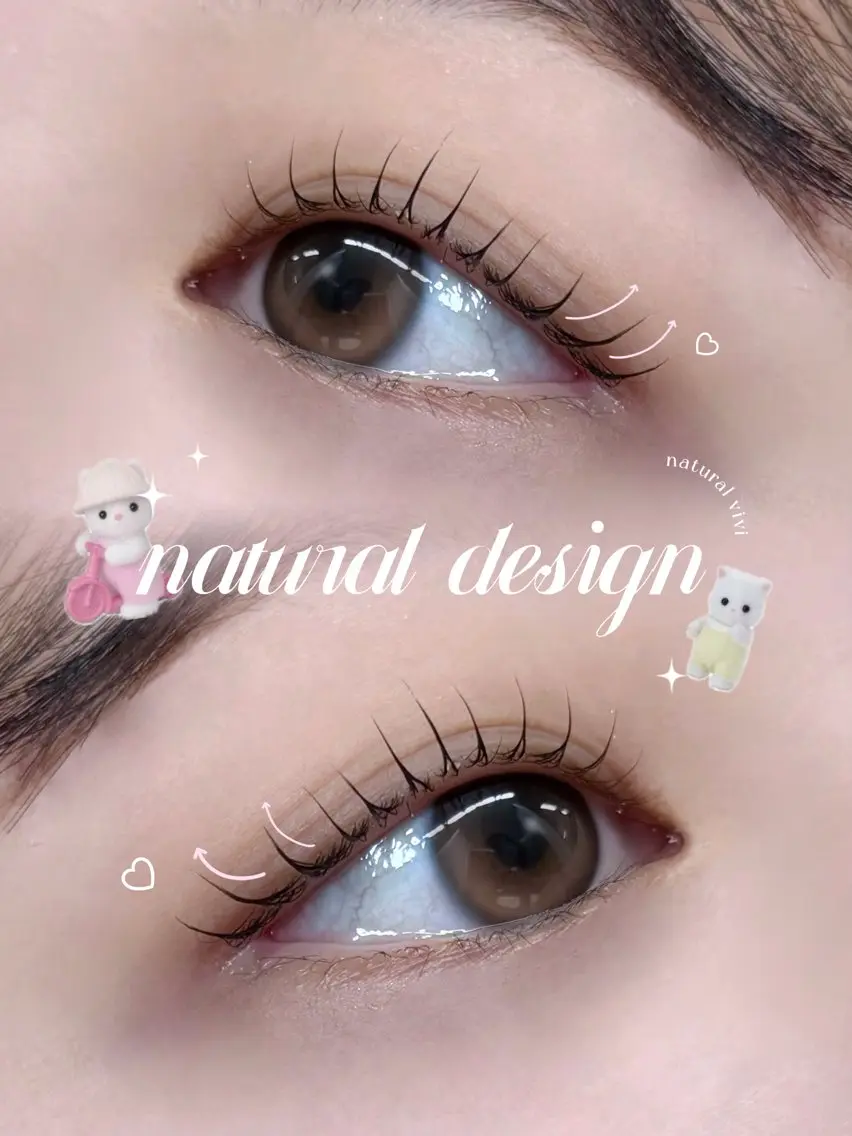 マツエク・マツパ natural viviのマツエク・マツパデザイン