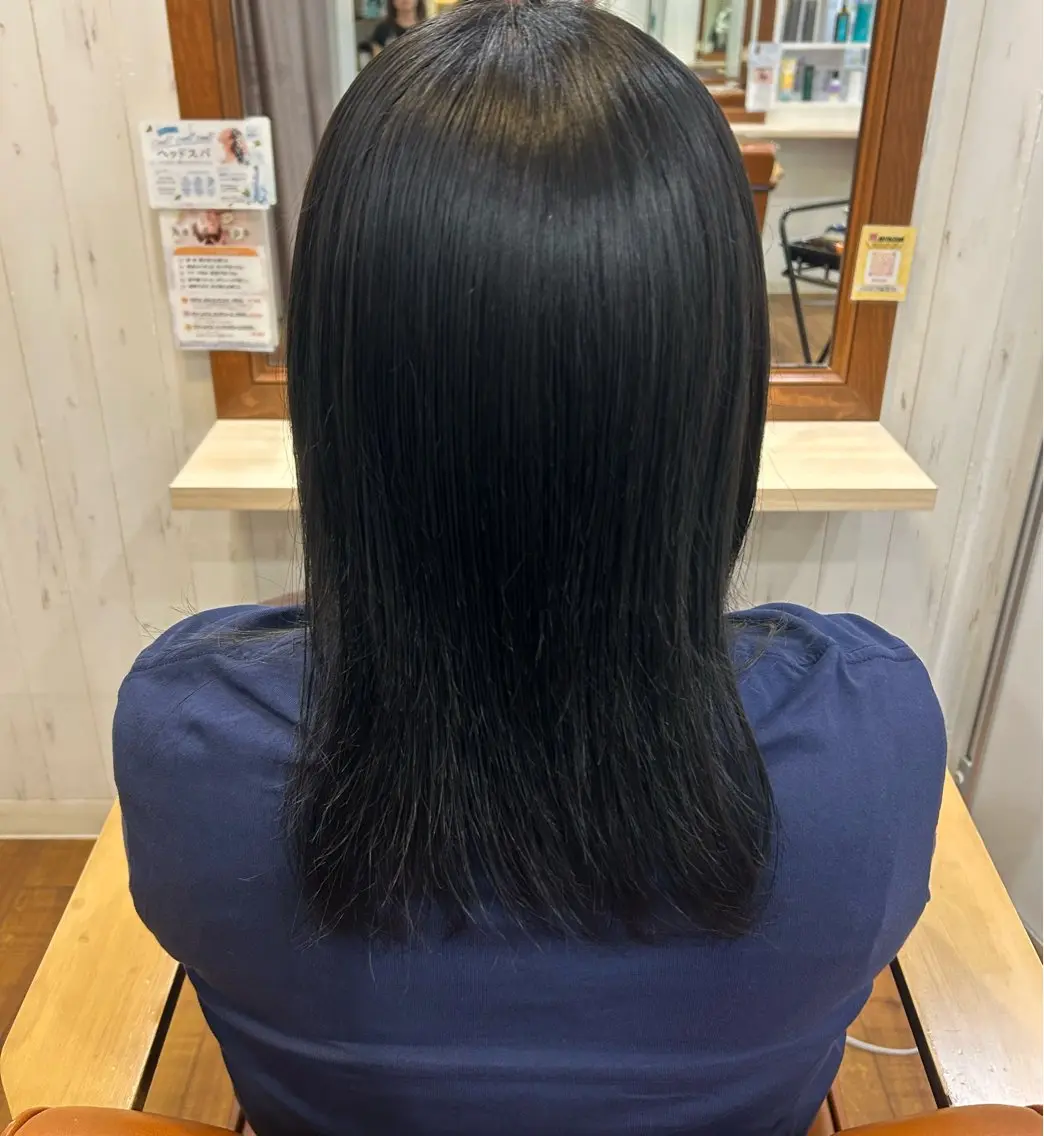 ミディアム ヘアカラー トリートメント 改瀬 由衣のヘアスタイル