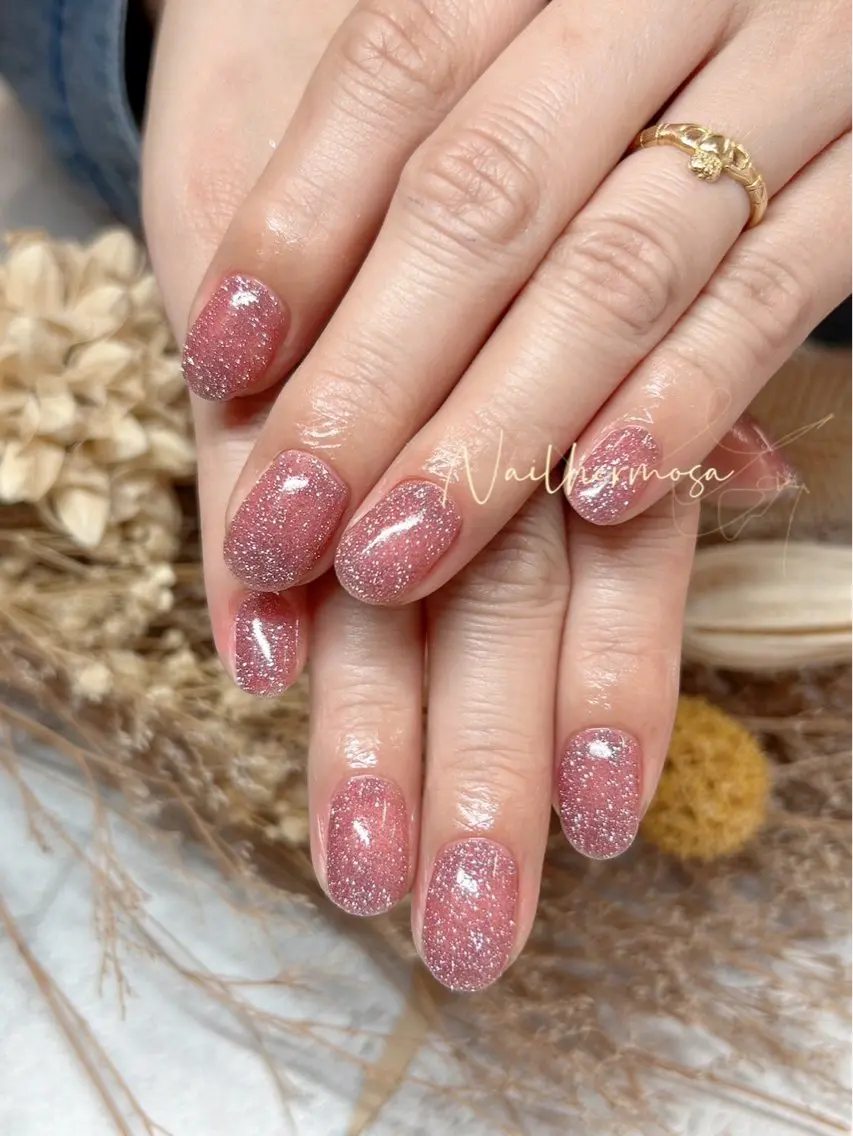 ネイル 長さ出し フラッシュネイル フットネイル ジェルネイル マグネットネイル ハンドネイル エルモサ YURIKAのネイルデザイン