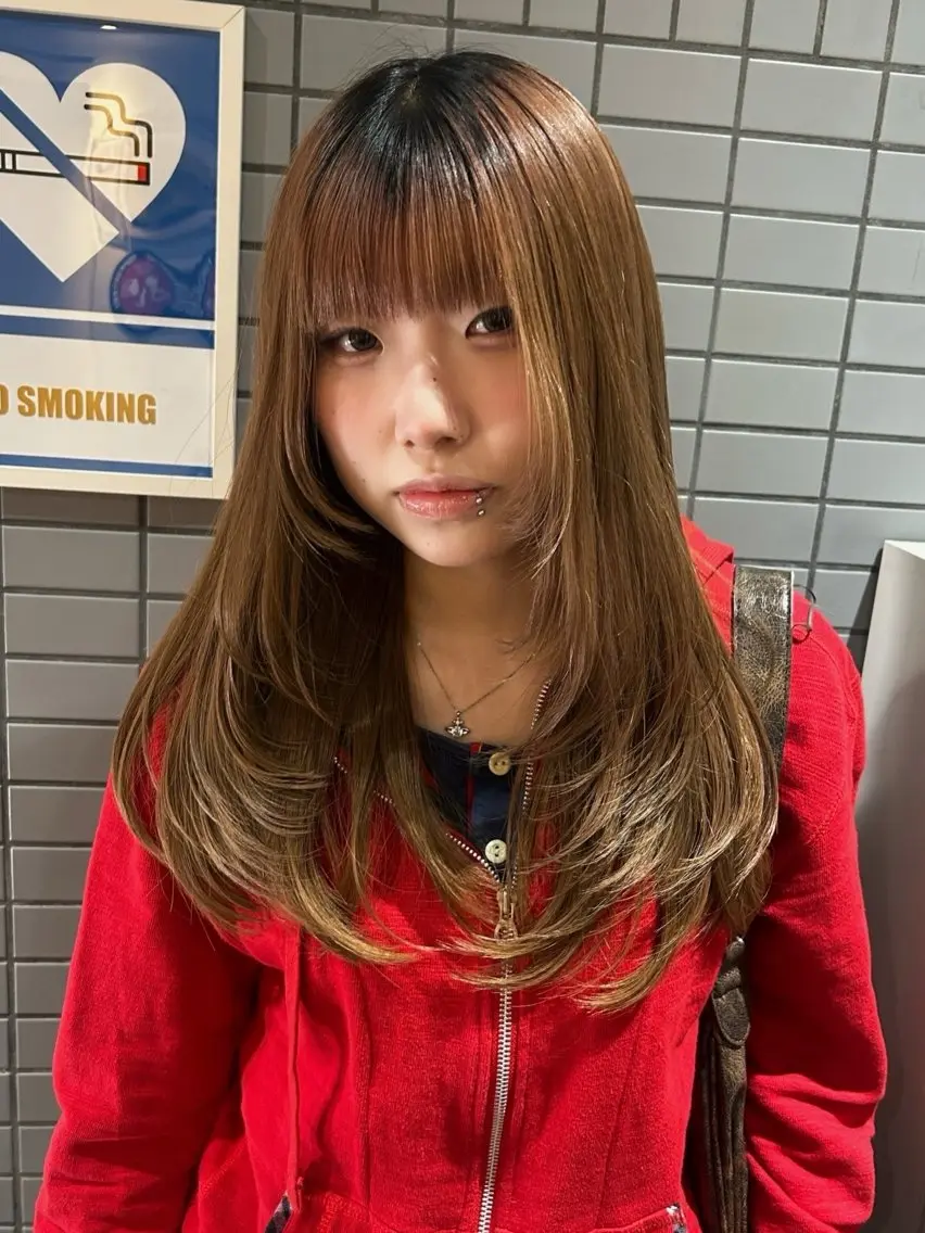 ロング LANAdesign bleach 🪐のヘアスタイル