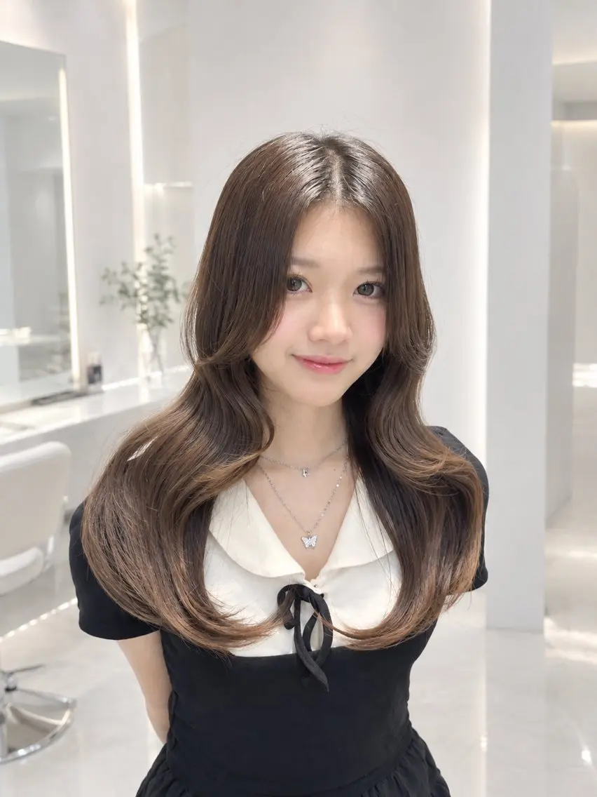 ロング 【韓国✖️透明感】 🇰🇷SOGO🩶のヘアスタイル