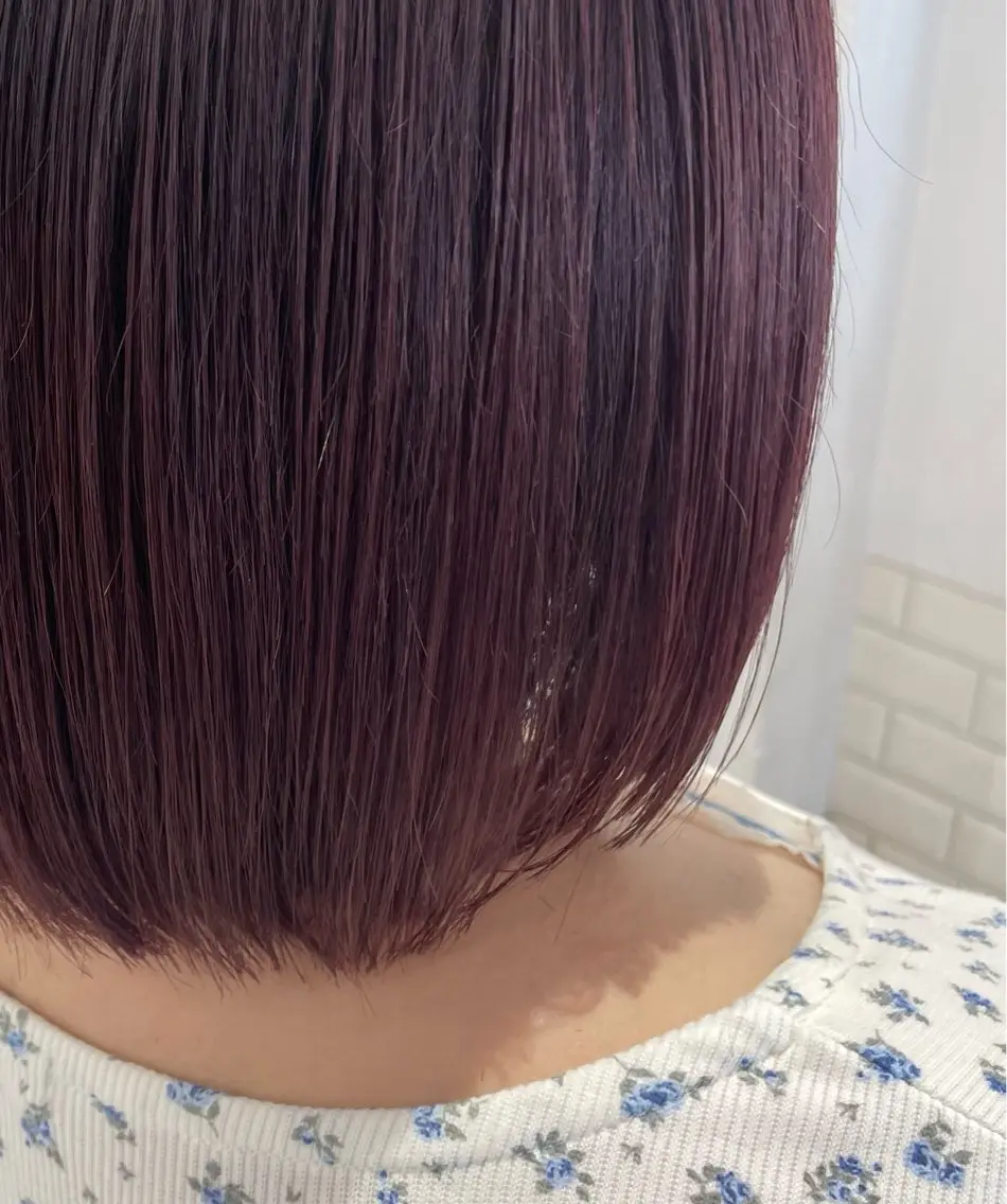カラー+Aujuaトリートメント◎ダメージケア重視の写真