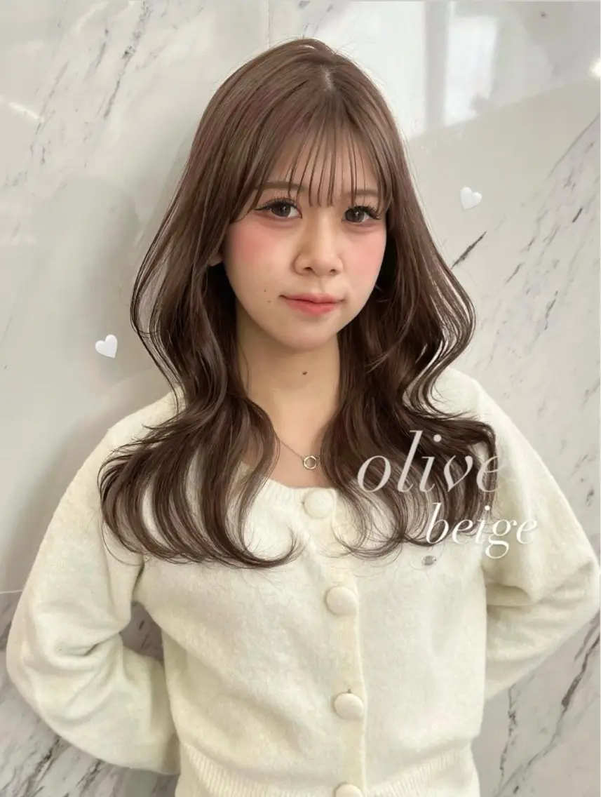 ロング カラー ヘアカラー ParveMix ♡白神みやびのヘアスタイル