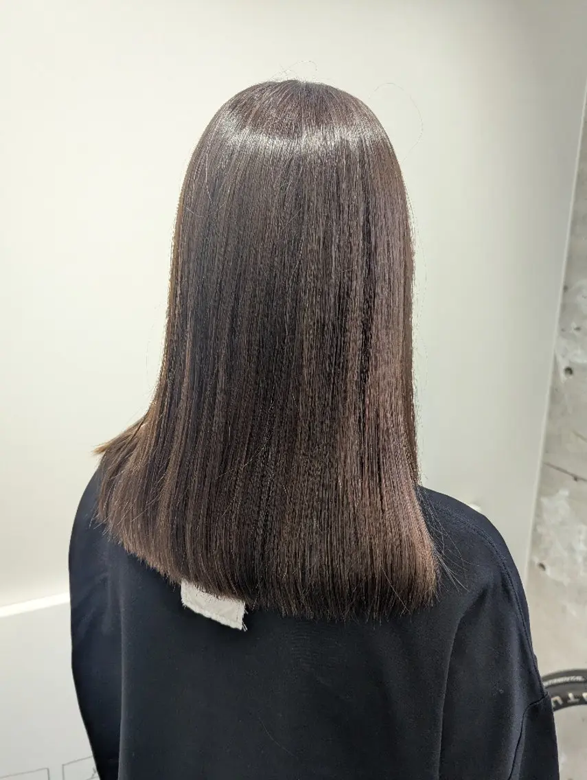 セミロング トリートメント カット ヘアカラー トリートメント newi 天王寺　 masakoのヘアスタイル
