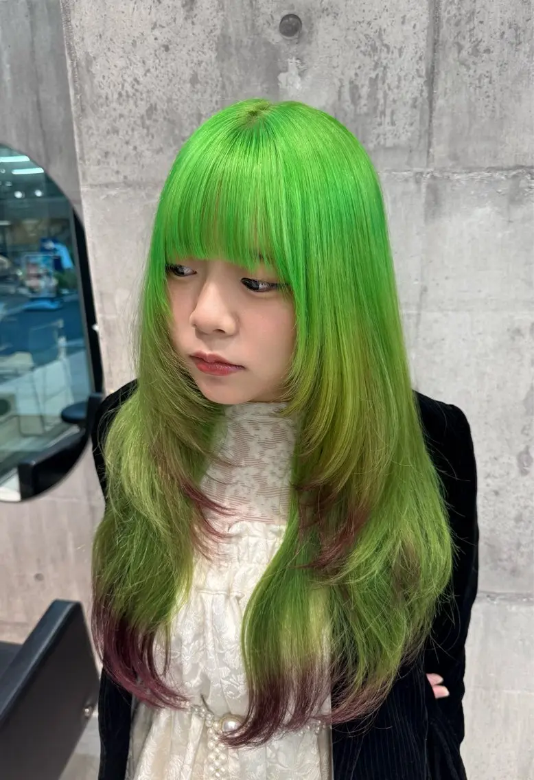 カラー デザインカラー ヘアカラー トリートメント ヘアセット 🫧似合わせデザイン 🫧MIKU🪼のヘアスタイル