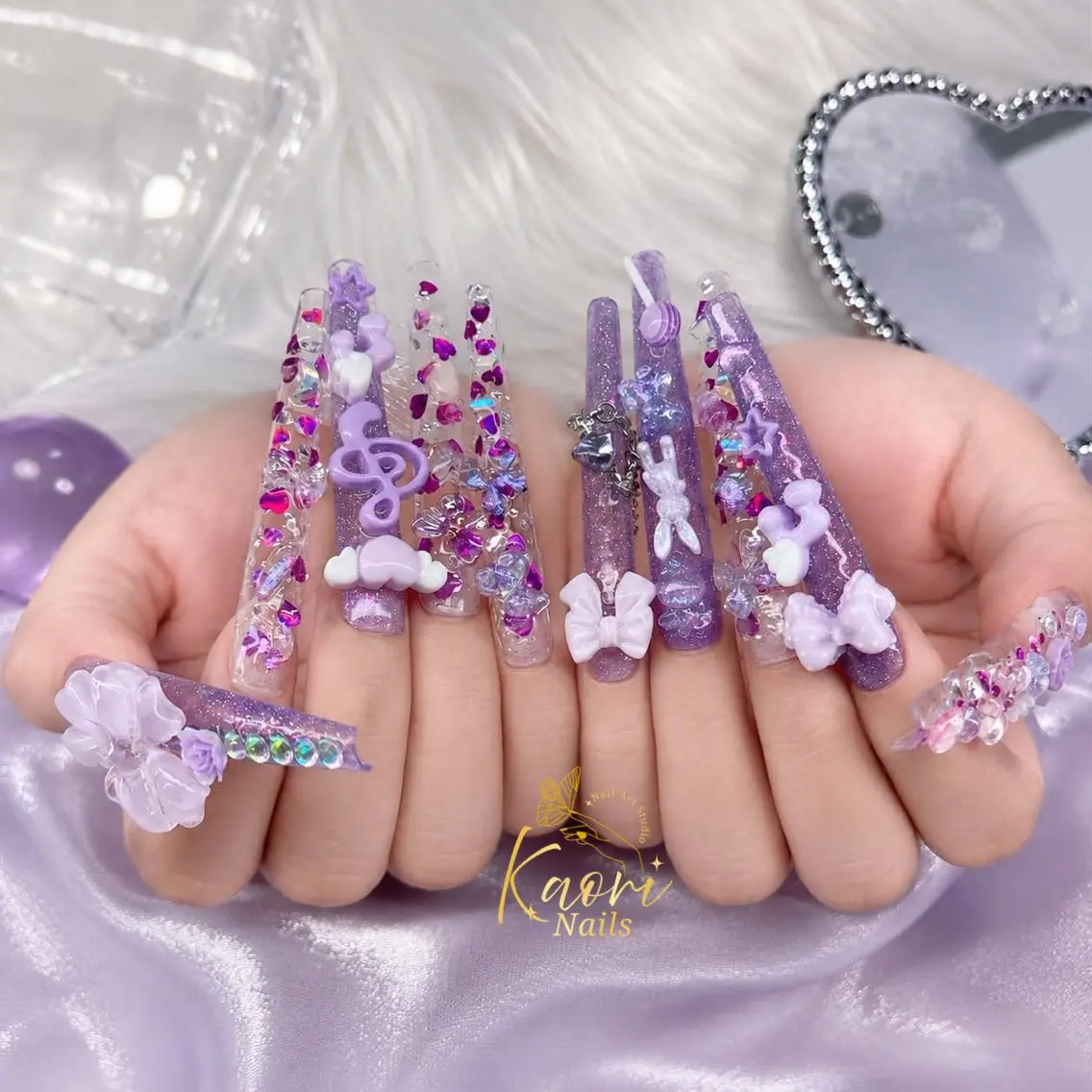 ネイル チークネイル ドット フレンチネイル ジェルネイル グラデーション Kaori Nailのネイルデザイン