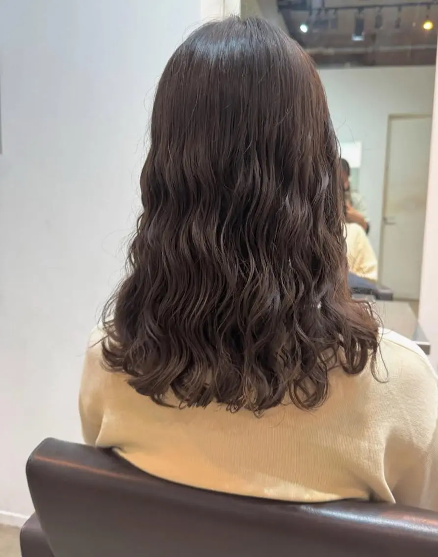 パーマ パーマ 羽田 希のヘアスタイル