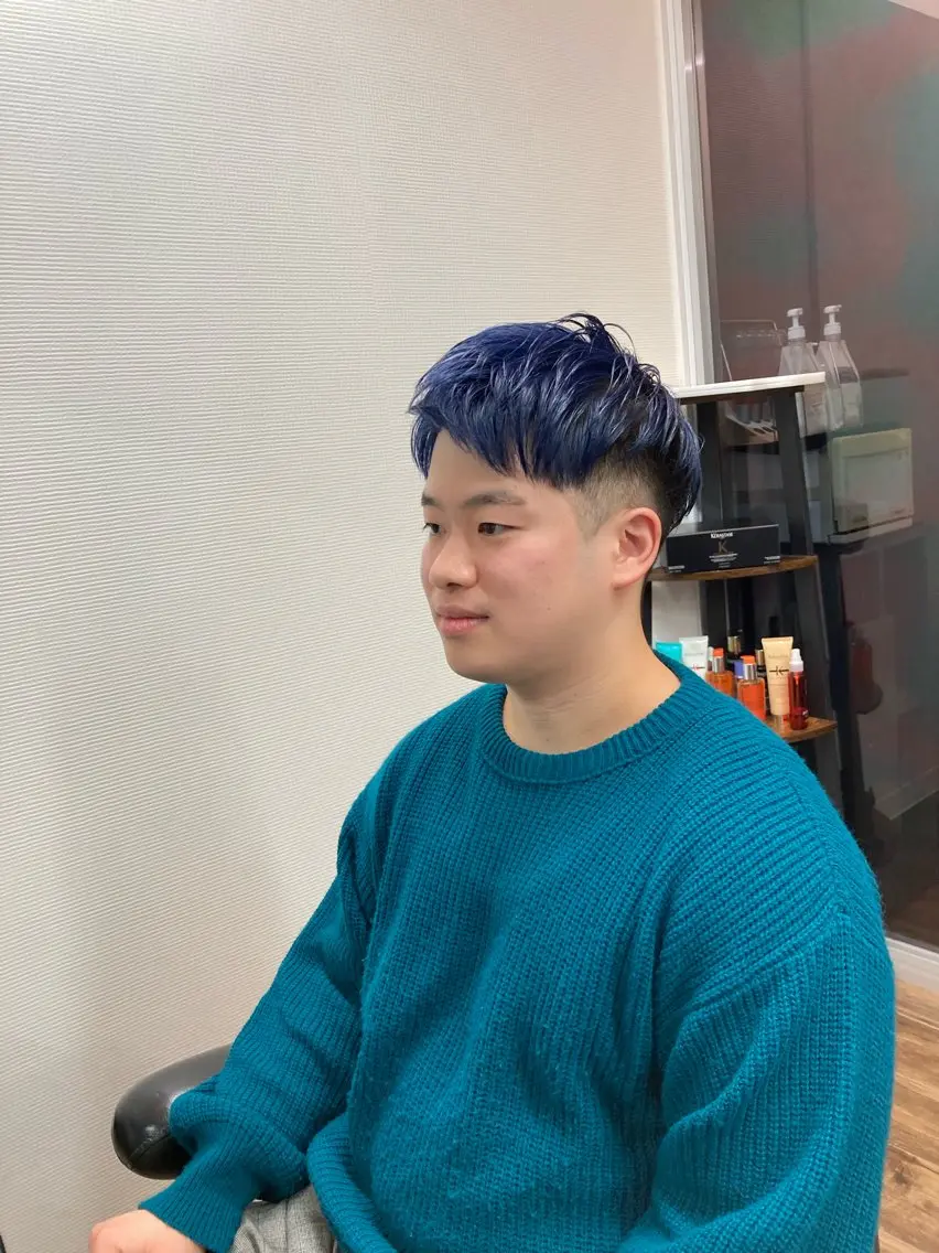 ショート カラー メンズ カット ヘアカラー メンズ特化💈/ 長谷川翼のヘアスタイル
