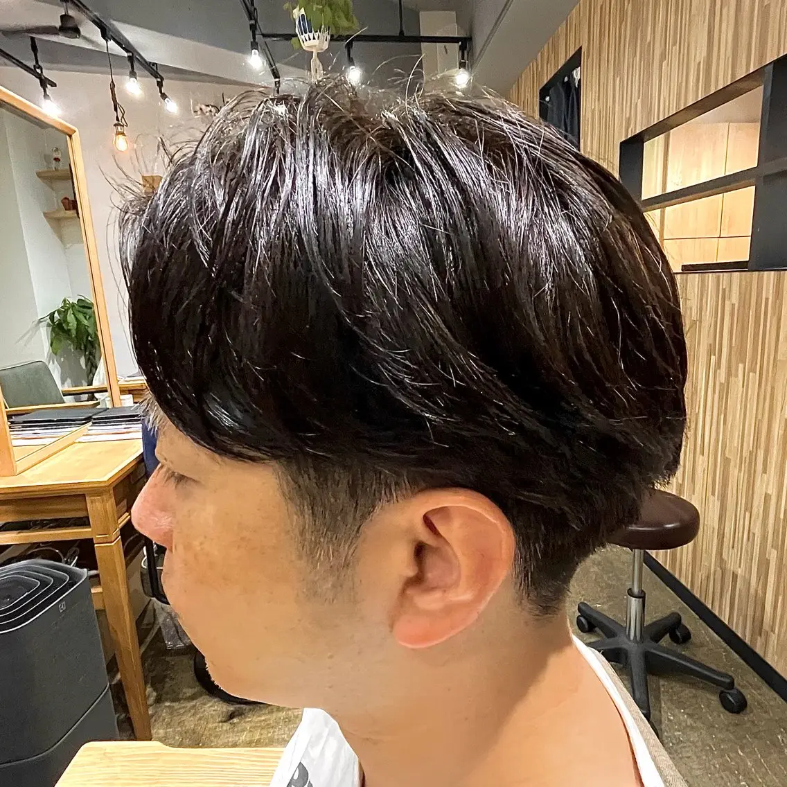 パーマ メンズ カット パーマ ヘアセット 新宿メンズカット/ パーマ/岩田進一のヘアスタイル