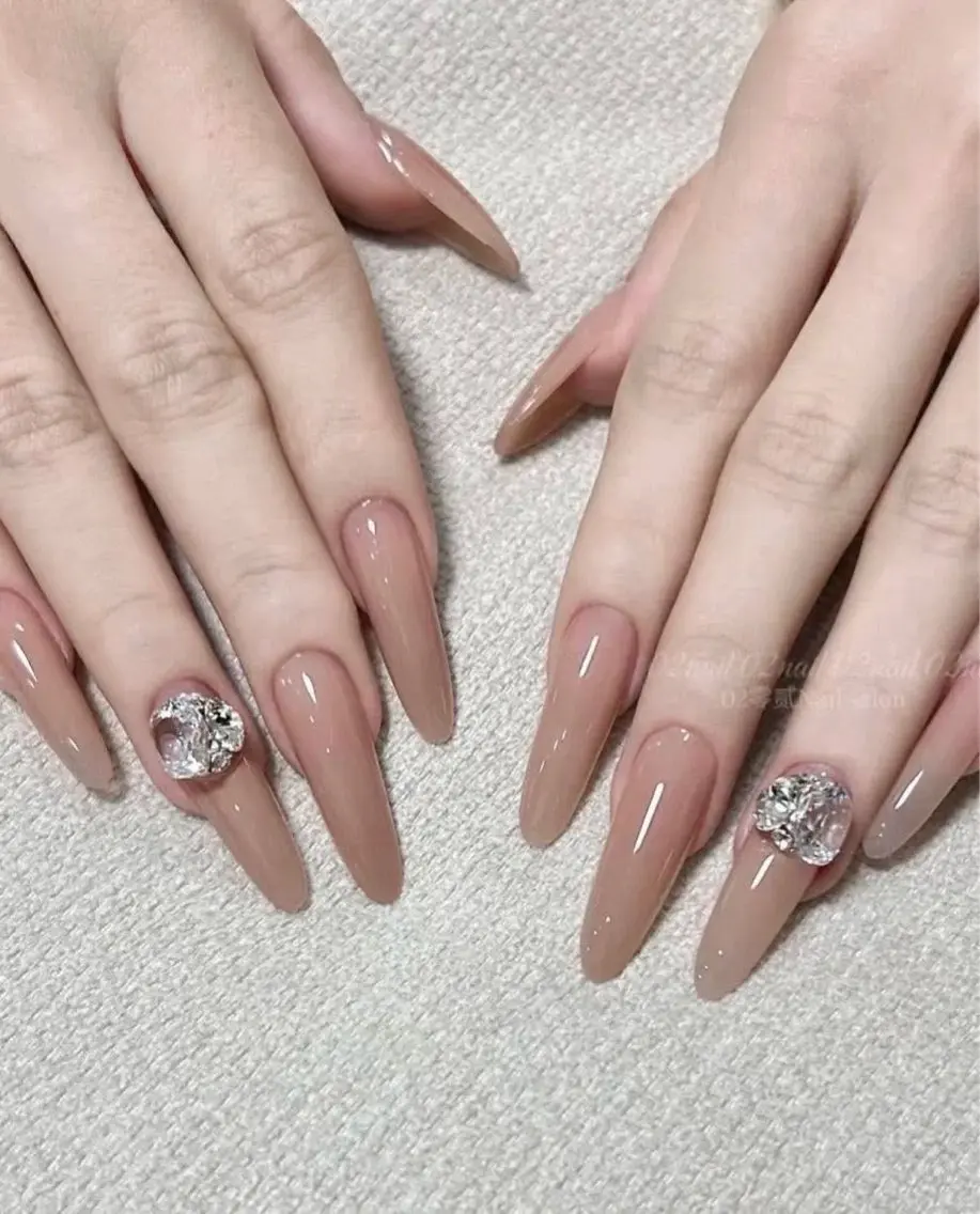 (オフあり)ハンド長さだし10本ワンカラ💅マグネット+500円🧲の写真