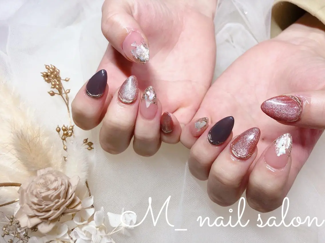 ネイル スカルプネイル M_ nail salonのネイルデザイン