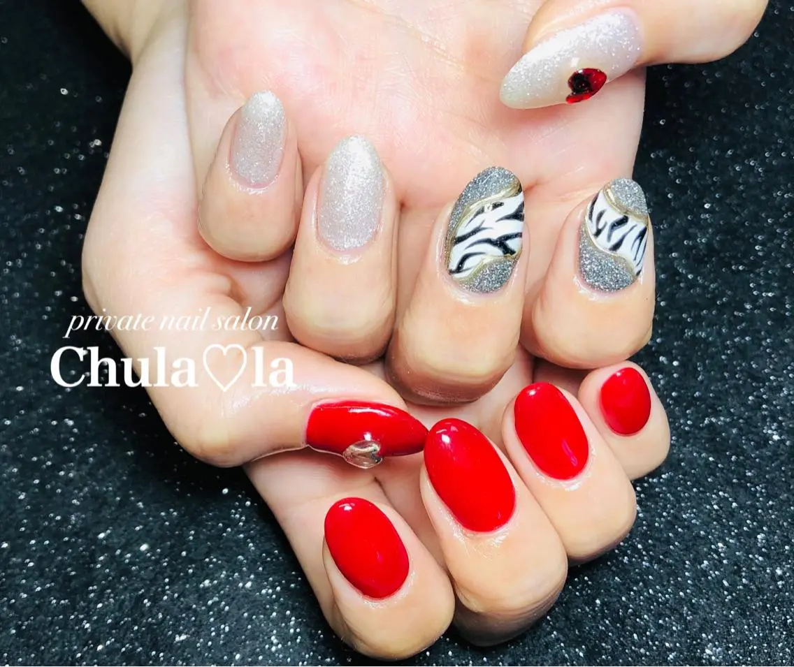 ネイル ハンドネイル Chula♡la 豊見城市高安のネイルデザイン