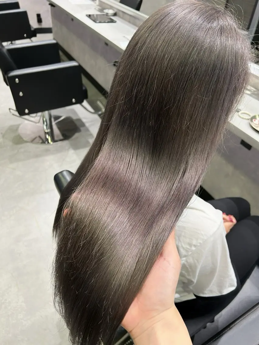 ロング カラー カット ヘアカラー 平畑 直将のヘアスタイル