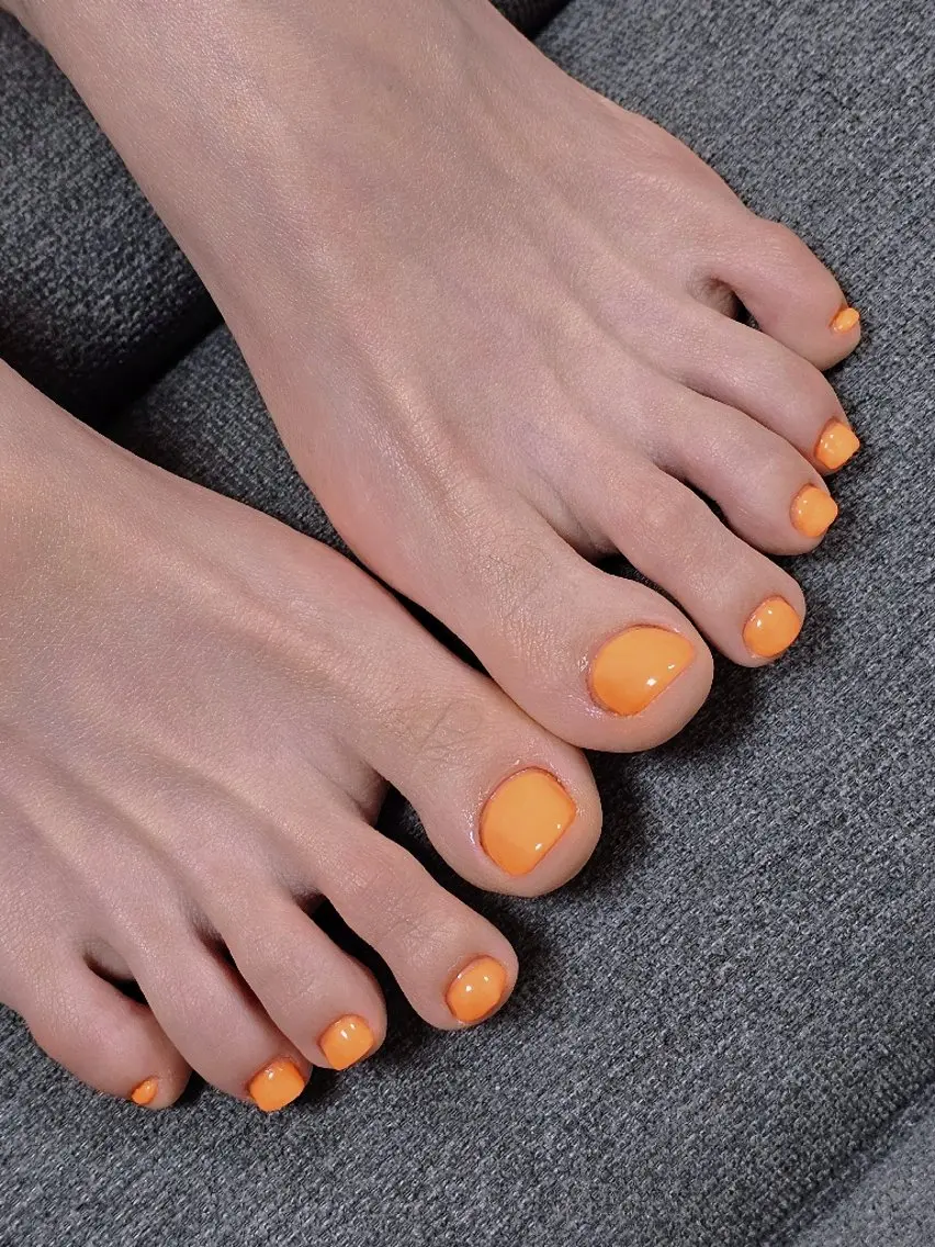 ネイル フットネイル ワンカラーネイル フットネイル Nail Jのネイルデザイン