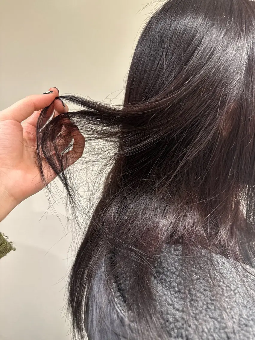 ロング カラー ヘアカラー 中澤 眸乃のヘアスタイル
