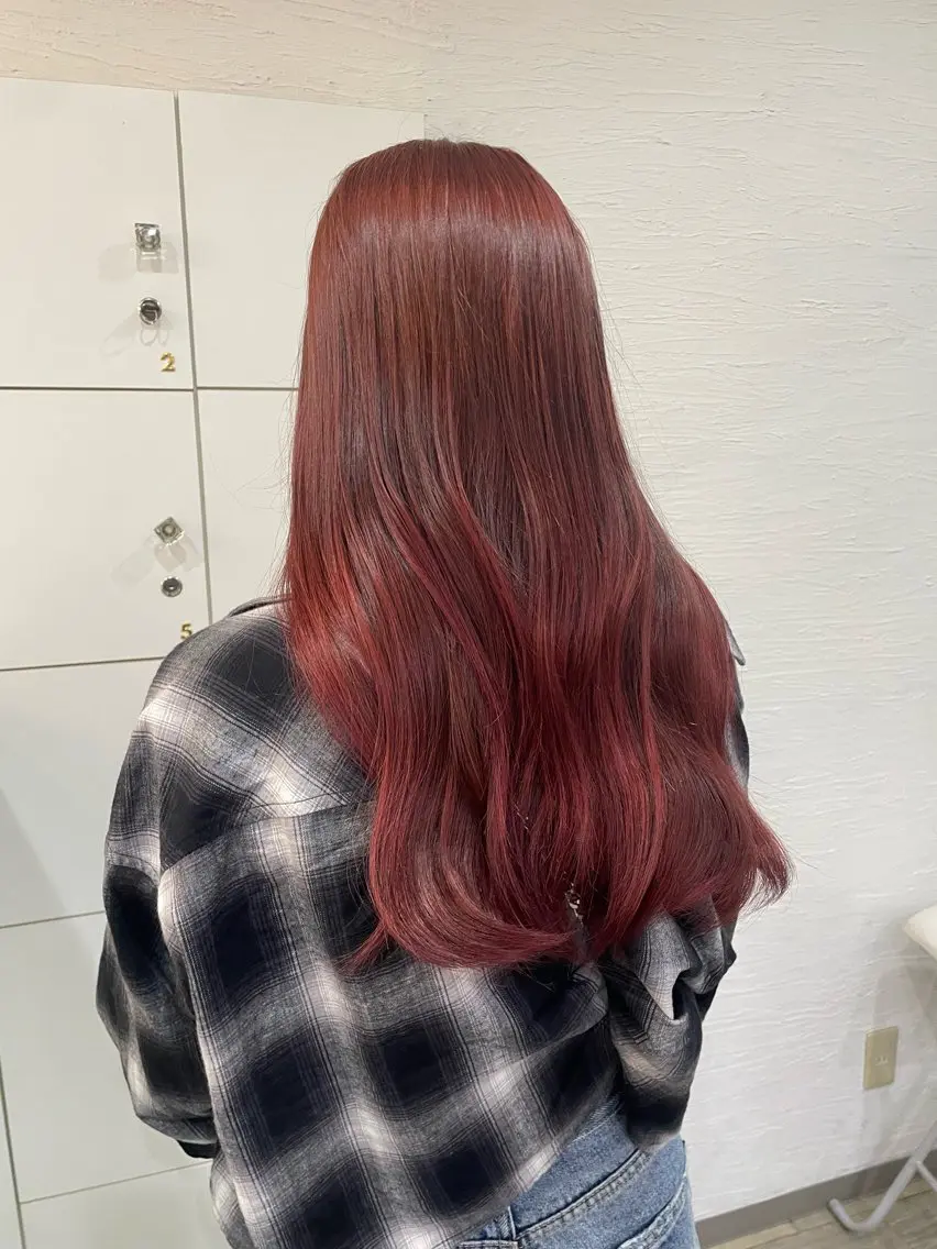 セミロング カラー 緑区/艶髪 🦋柿下のヘアスタイル