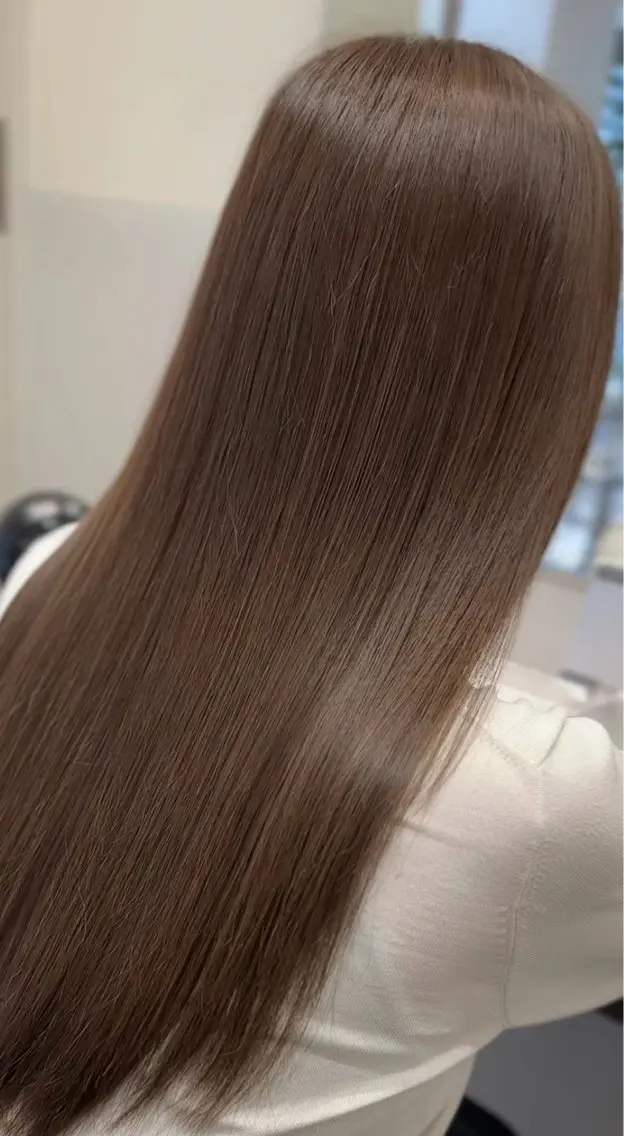 ロング 縮毛矯正 トリートメント ダブルカラー髪質改善 /Annaのヘアスタイル