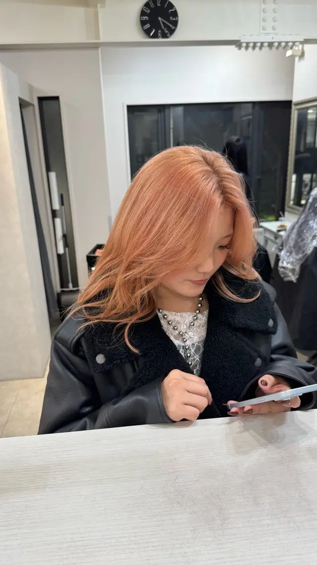 セミロング レイヤーカット ヘアカラー reira/堀江/ 似合わせカットのヘアスタイル