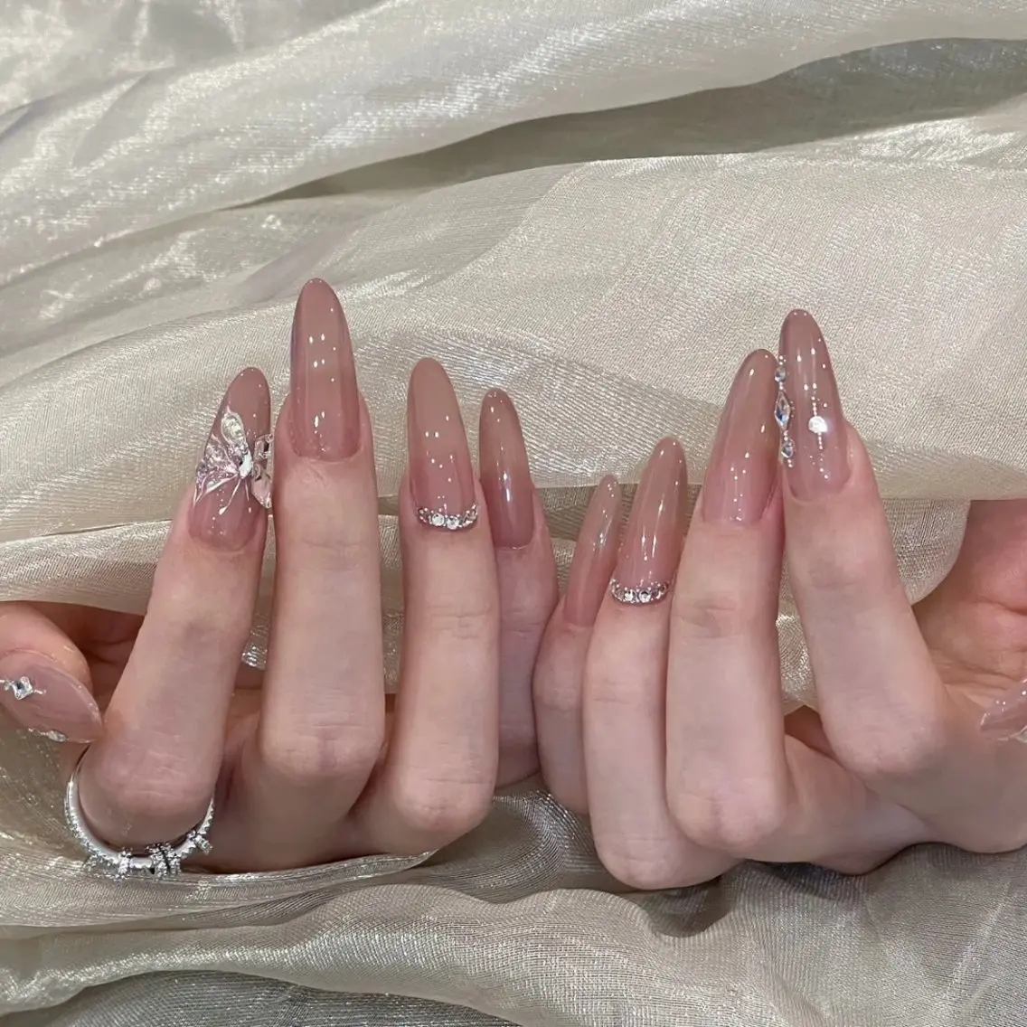 🫧スカルプ長さ出し付け放題＊お持ちデザイン*アート6本まで✨初回ソフトシェルオフ無料の写真