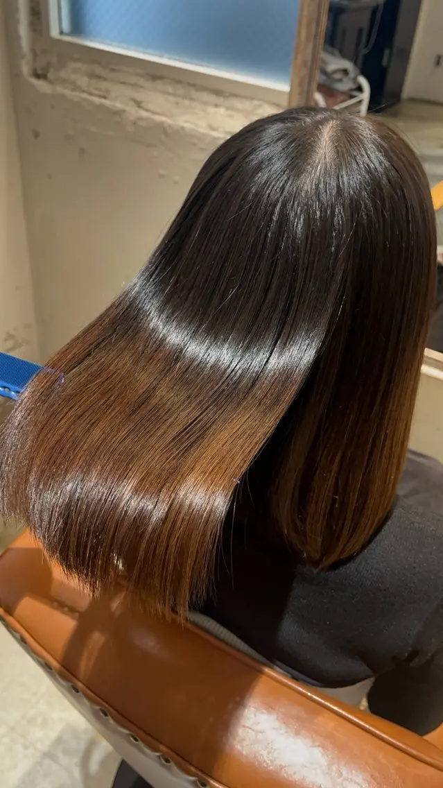 ミディアム トリートメント パーソナル診断 髪質改善TRのヘアスタイル