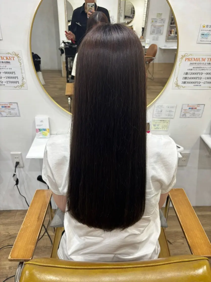 ロング カラー カット ヘアカラー 坂下 光輝のヘアスタイル