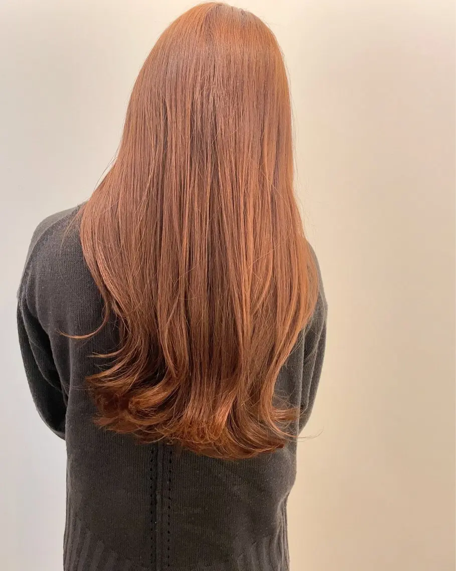ロング カラー ベージュカラー ブラウンカラー ダブルカラー トリートメント ニュアンスカラー🫧 加納のヘアスタイル