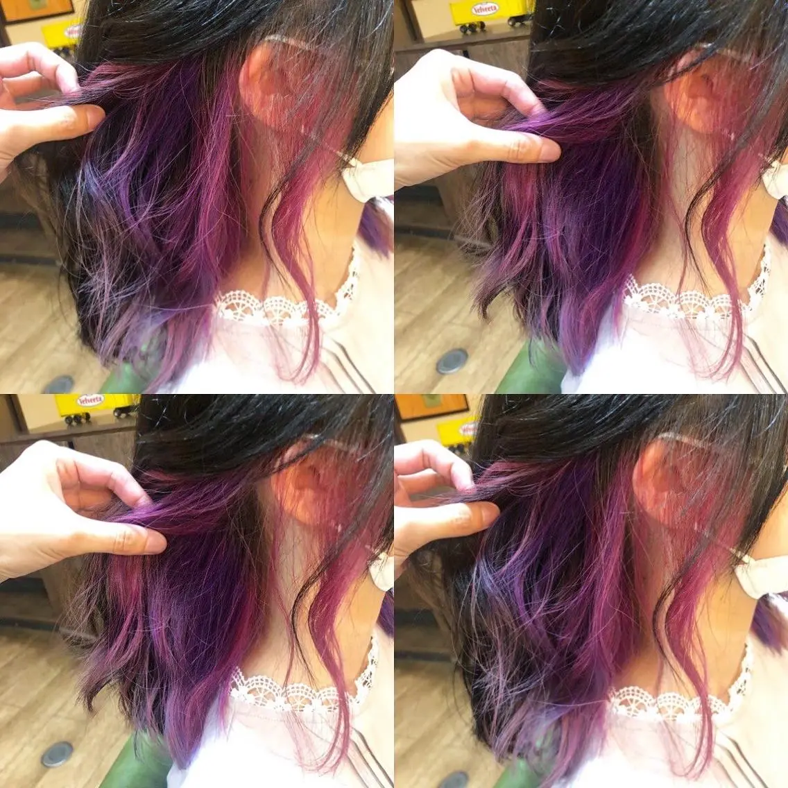 ミディアム カラー アッシュ バレイヤージュ ミストバング ベージュカラー ブリーチ カット ヘアカラー トリートメント 原宿サロン代表 デザインカラー伊藤卓のヘアスタイル