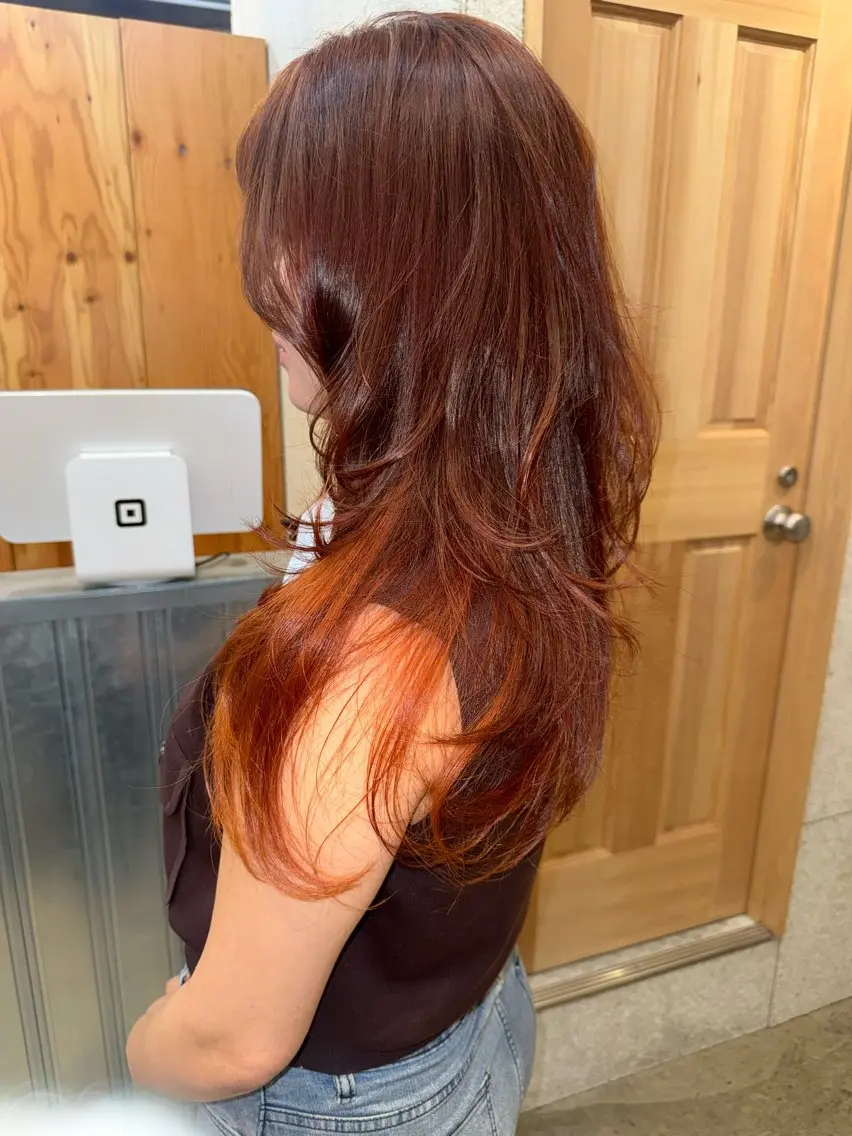 ロング ヘアカラー トリートメント KAAI ㅤのヘアスタイル