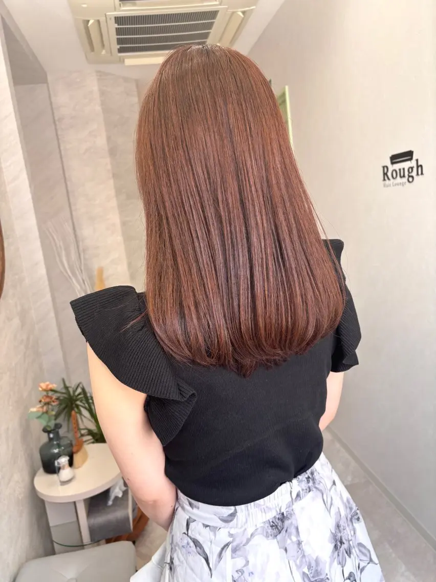 ロング 須賀 知穂のヘアスタイル