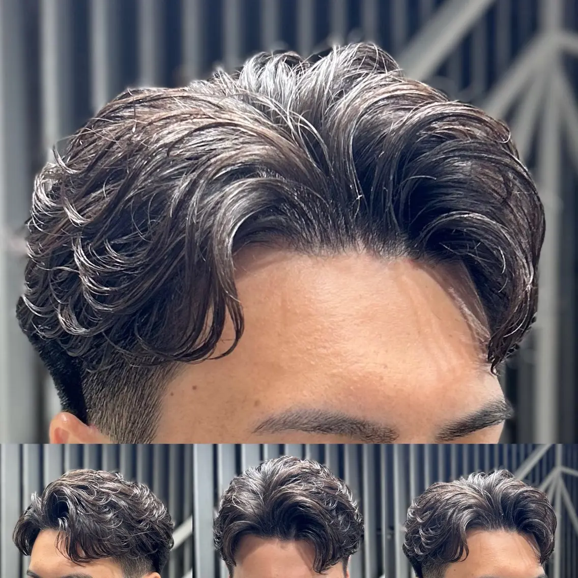 ショート パーマ メンズ カット パーマ トミモト アユムのヘアスタイル