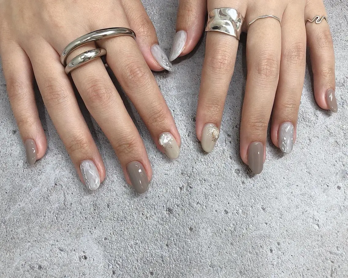 ネイル ハンドネイル saki_ nail heronのネイルデザイン