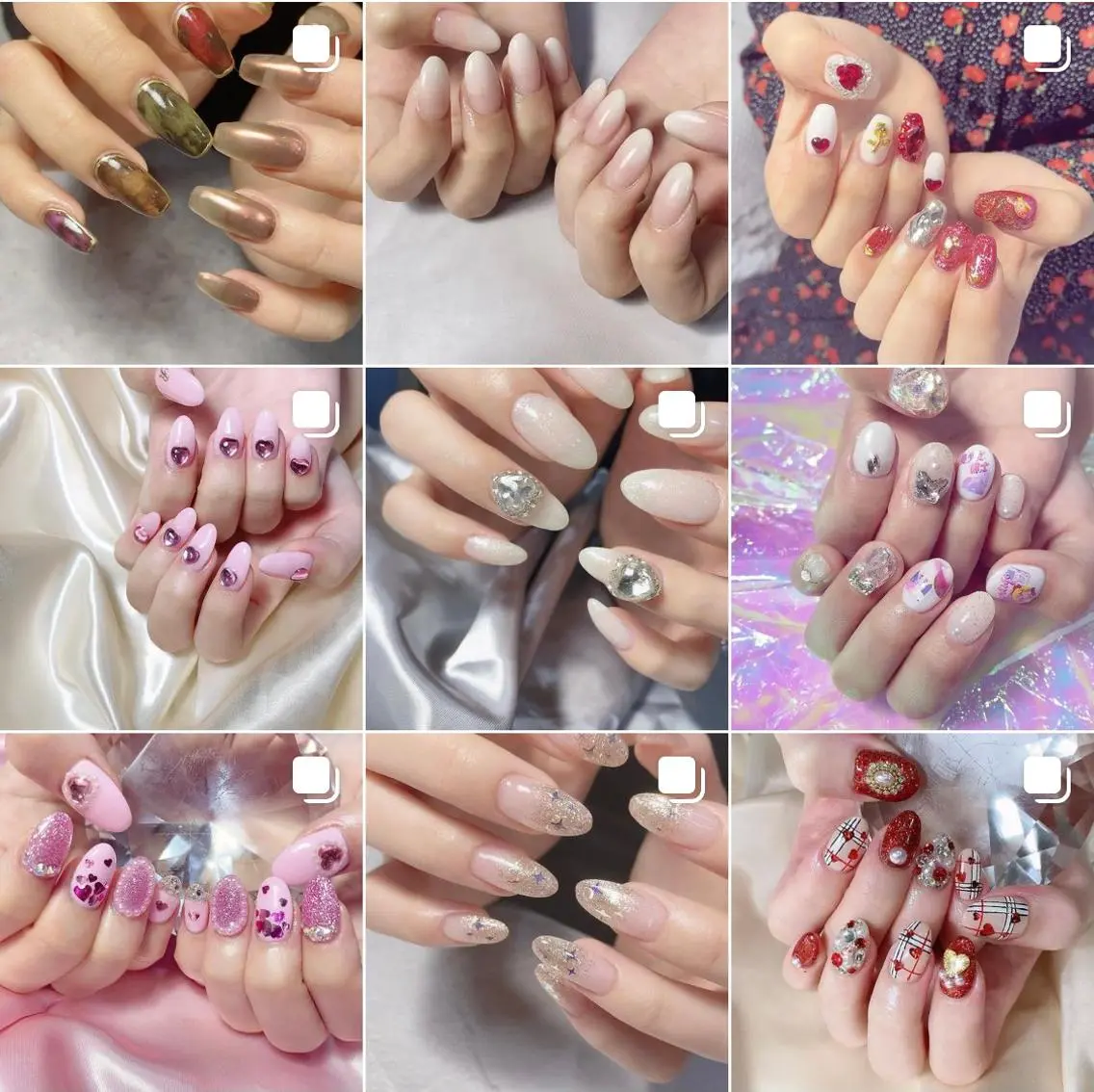 ネイル 渋谷／チップ長さ出し 👑アプレgel-xのネイルデザイン