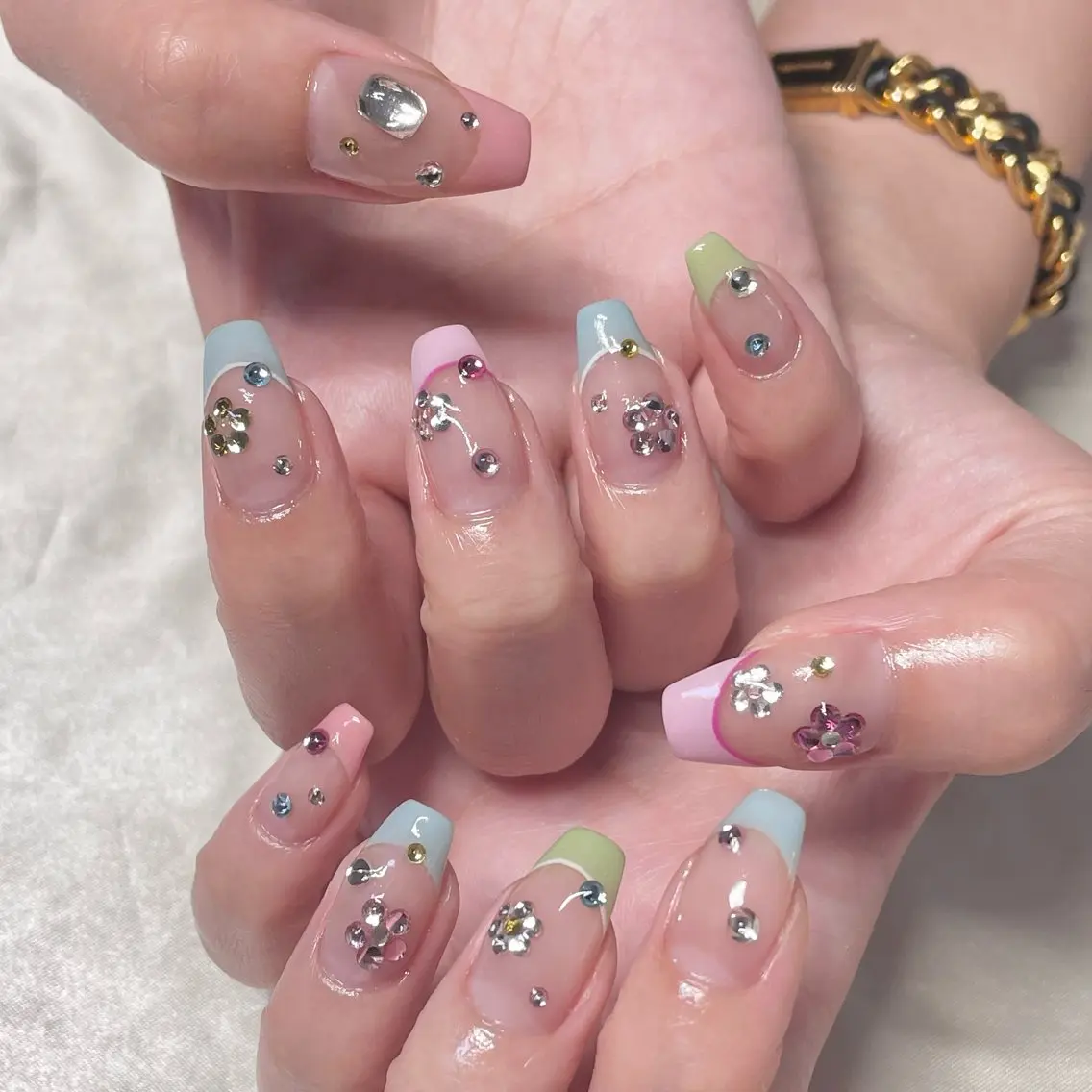 ネイル 長さ出し ハンドネイル RUMI nailのネイルデザイン
