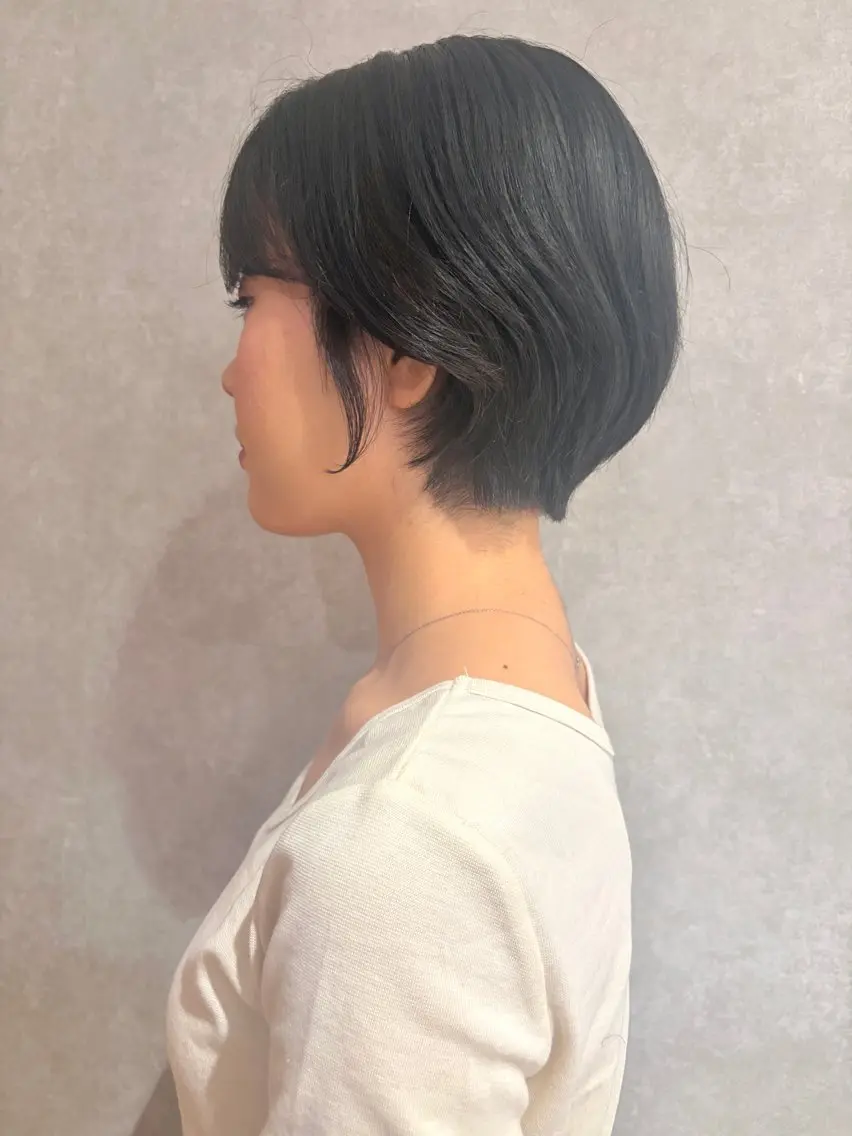 ショート 丸みショート ショートヘア カット 🕊髪質改善 ストレート🕊まいのヘアスタイル