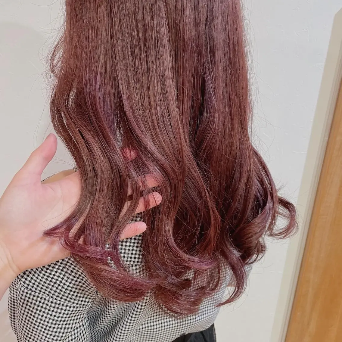 ロング カラー ヘアアレンジ ブリーチ なつき/艶ピンク/ girly hairのヘアスタイル
