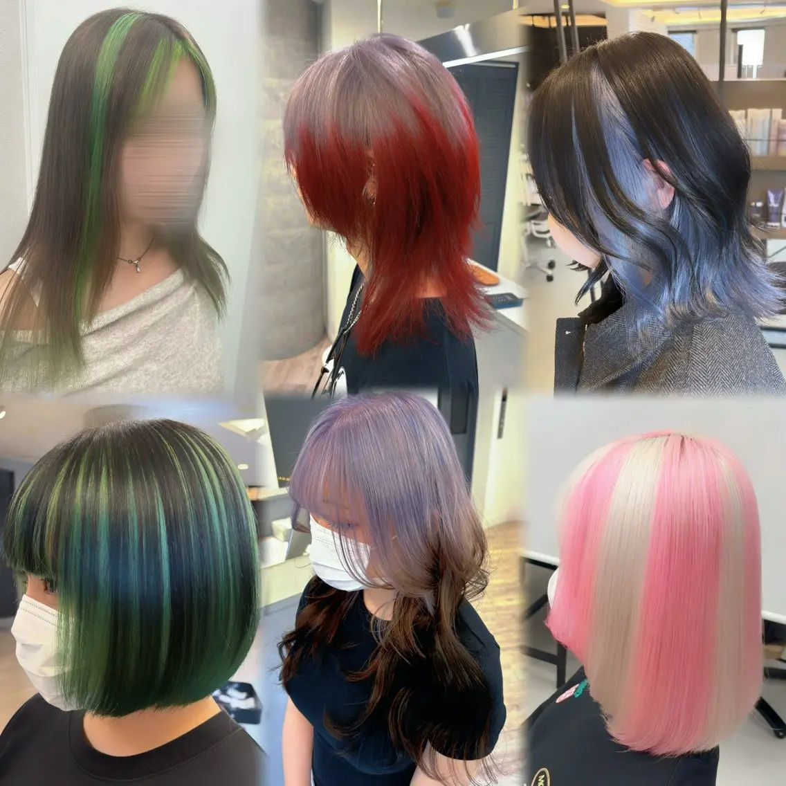 🍭🫧デザインカラー🫧🍭【ダブルカラー(ブリーチ込み)➕デザインカラー➕トリートメントの写真