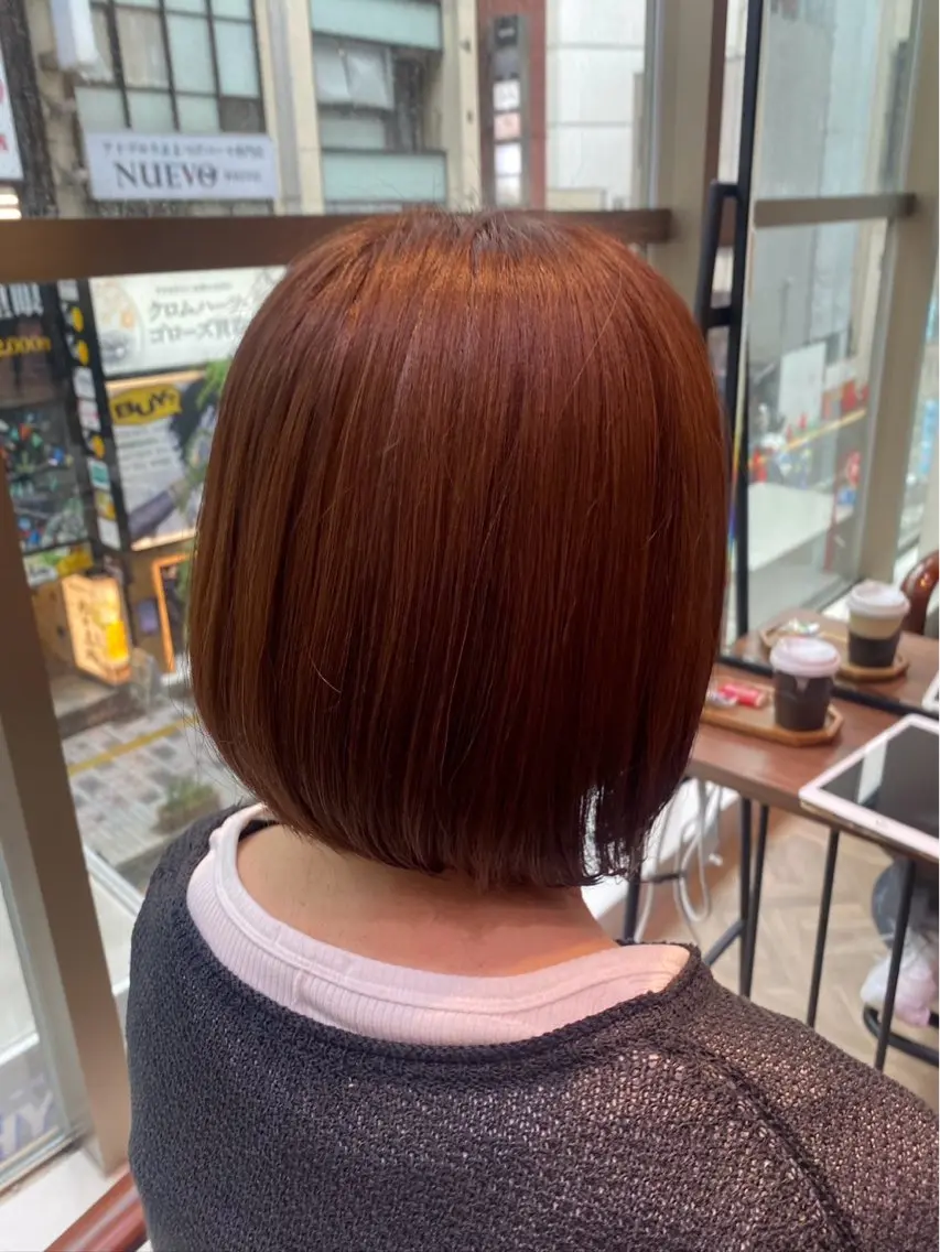 🌿リタッチカラー+プチスパ🌿オージュアケアミルボンID登録必須⚠️白髪染めも可◎ブリーチ不可¥2000💛ショートの写真