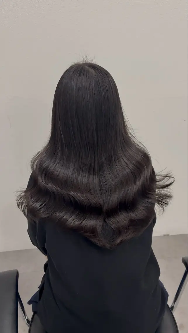 ロング カラー ヘアカラー トリートメント 透明感カラー/ボブ /髪質改善/はるきのヘアスタイル