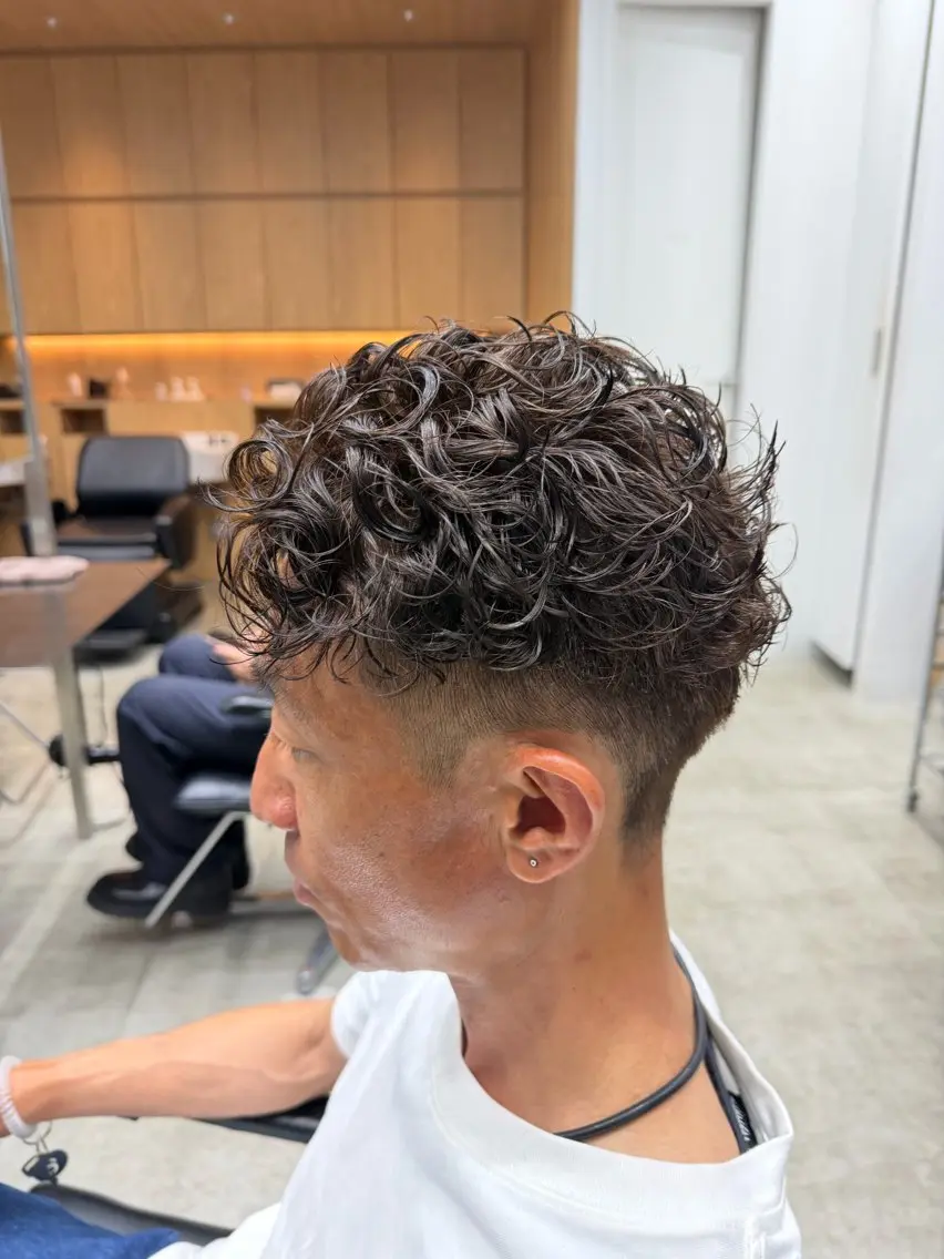 パーマ メンズ カット パーマ fifth天神 パーマ特化/石橋航海のヘアスタイル
