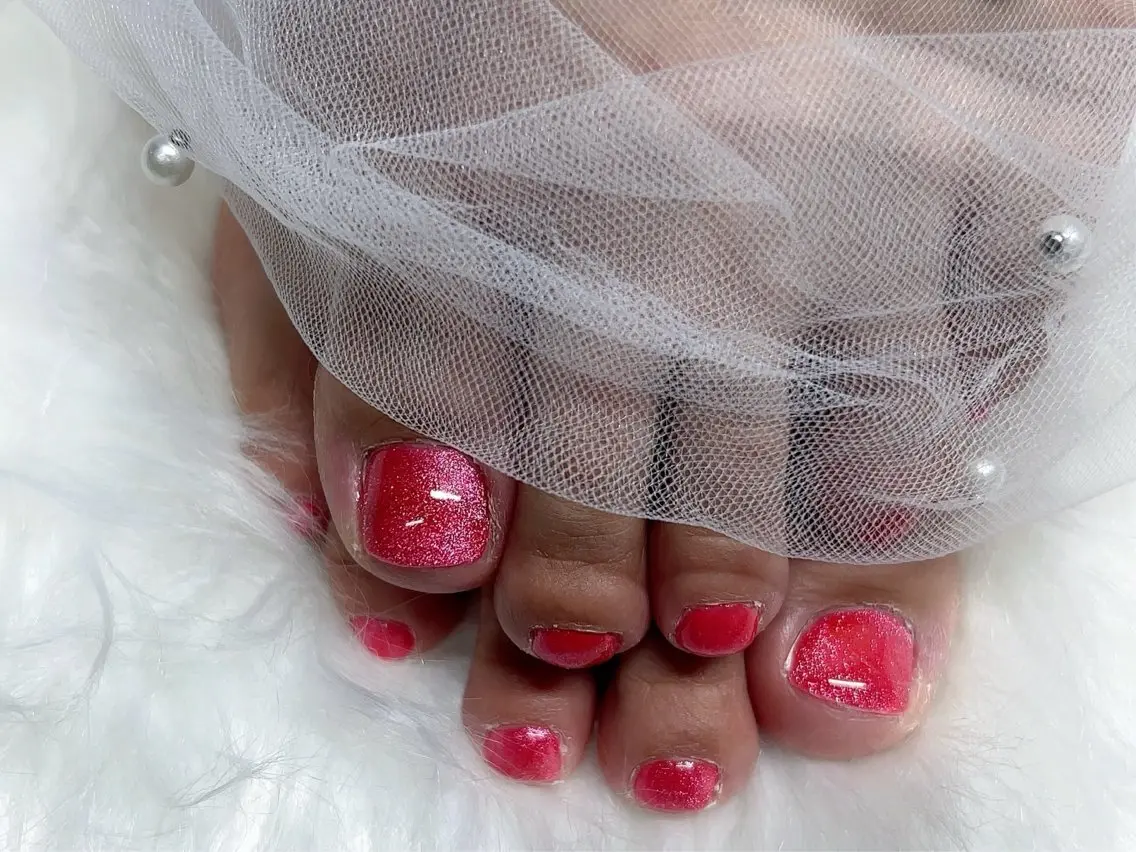 ネイル マグネットネイル フットネイル my nail plus 野江内代のネイルデザイン