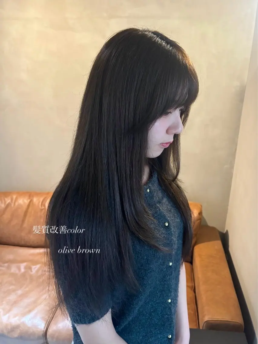 ロング 髪質改善 ヘアカラー 神山美歌/髪質改善 /八丁堀のヘアスタイル